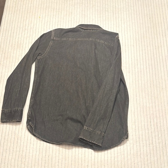 Ralph Lauren Jeans Co. Dark Gray Denim Button-Up Shirt - Picture 6 of 7